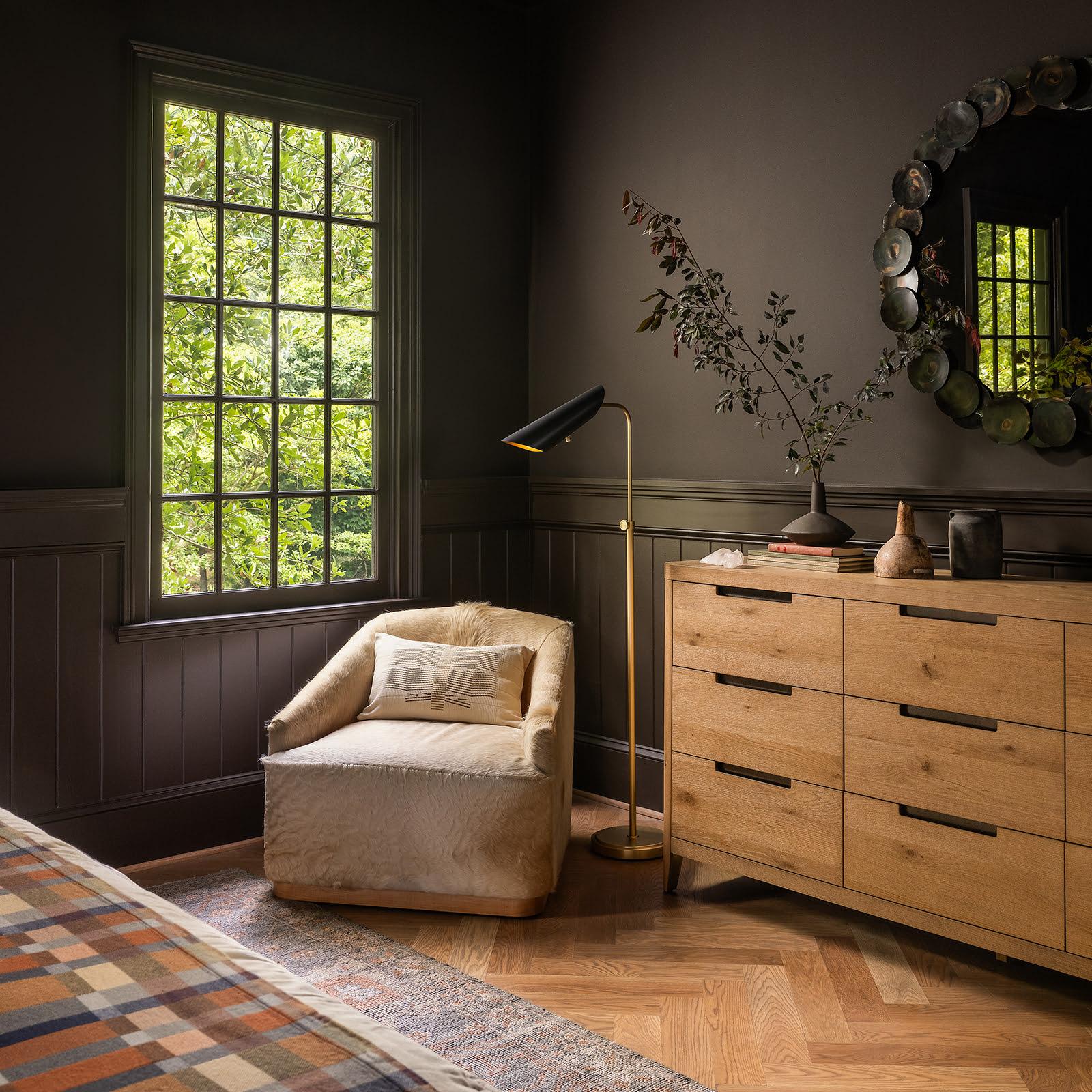 Alfie Swivel Chair (Hair on Hide) | Regina Andrew Detroit